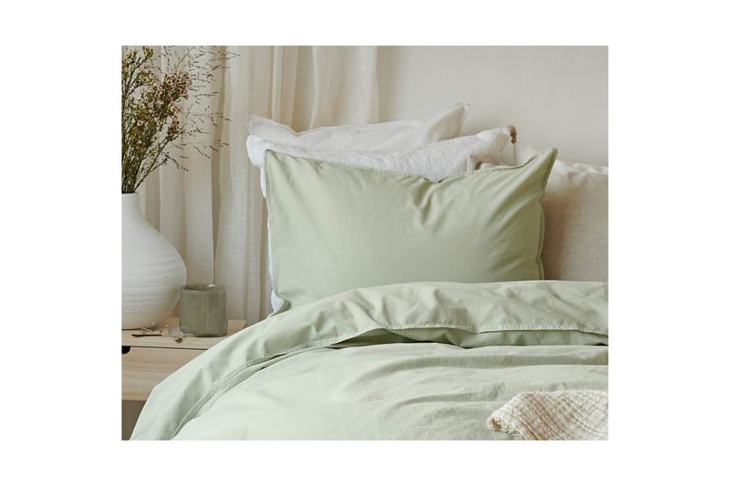 Dynebetræk Dobbelt 3-Dele Humble - Grøn - Tekstiler - Sengetøj - Sengesæt & dynesæt
