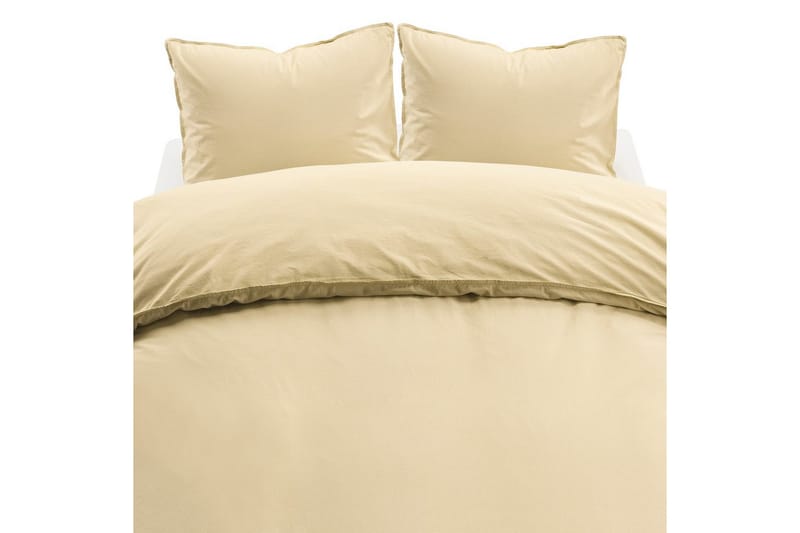 Dynebetræk Dobbelt 3-Dele Humble, Gul