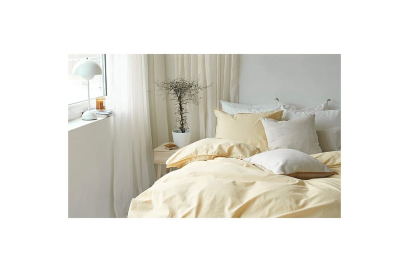 Dynebetræk Dobbelt 3-Dele Humble - Gul - Tekstiler - Sengetøj - Sengesæt & dynesæt