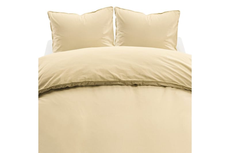 Dynebetræk Dobbelt 3-Dele Humble, Gul