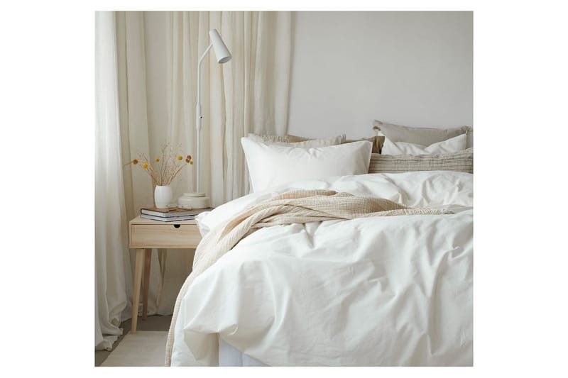 Dynebetræk Dobbelt 3-Dele Humble - Hvid - Tekstiler - Sengetøj - Sengesæt & dynesæt
