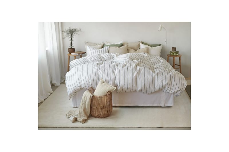 Dynebetræk Dobbelt 3-Dele Saga - Grøn - Tekstiler - Sengetøj - Sengesæt & dynesæt