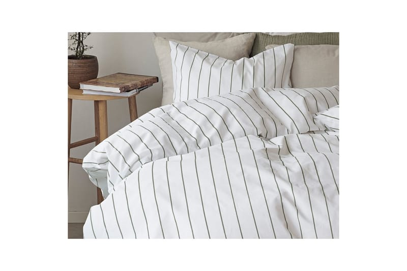 Dynebetræk Dobbelt 3-Dele Saga - Grøn - Tekstiler - Sengetøj - Sengesæt & dynesæt