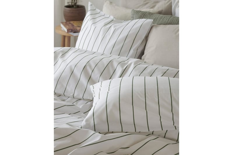 Dynebetræk Dobbelt 3-Dele Saga - Grøn - Tekstiler - Sengetøj - Sengesæt & dynesæt