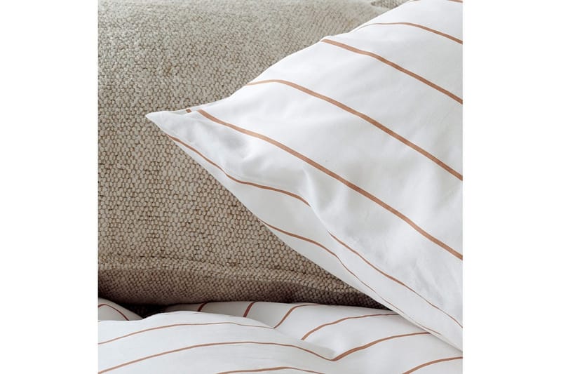 Dynebetræk Dobbelt 3-Dele Saga - Orange - Tekstiler - Sengetøj - Sengesæt & dynesæt