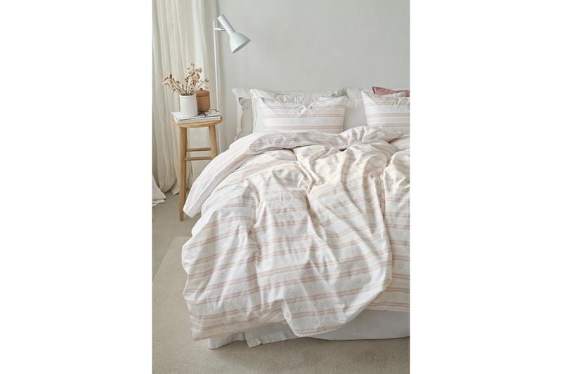 Dynebetræk Enkeltseng 2-Del Inka Rosa - Tekstiler - Sengetøj - Sengesæt & dynesæt