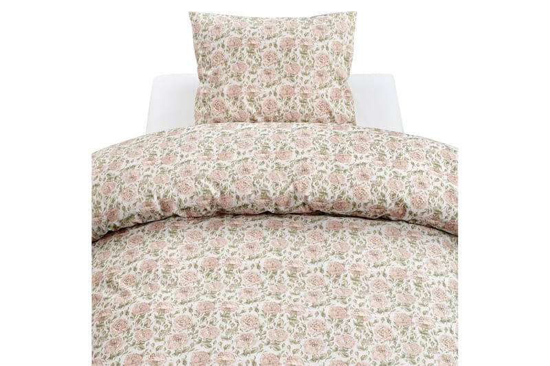 Dynebetræk Enkeltseng 2-Del Irma Blomst Rosa, undefined