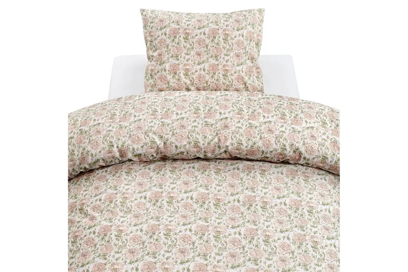 Dynebetræk Enkeltseng 2-Del Irma Blomst Rosa, undefined