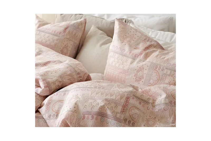 Dynebetræk Enkeltseng 2-Del Jasmine Fersken - Tekstiler - Sengetøj - Dyne