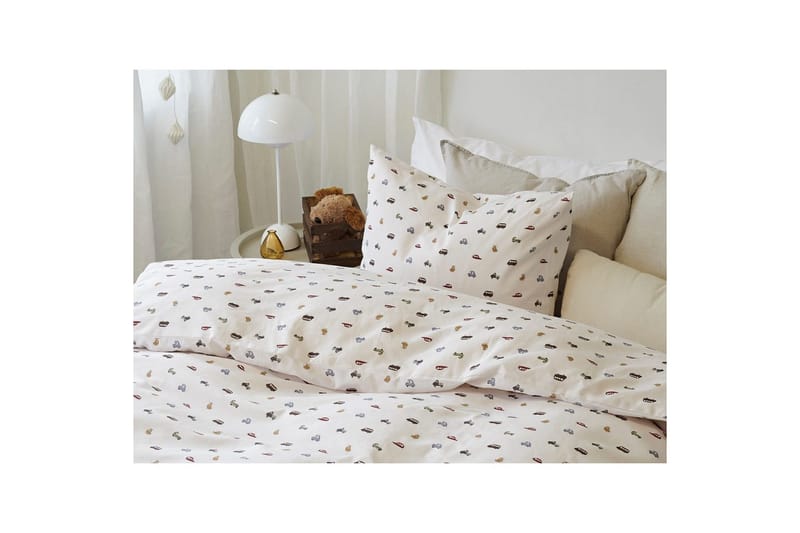 Dynebetræk Enkeltseng 2-Del John Beige - Tekstiler - Sengetøj - Dyne