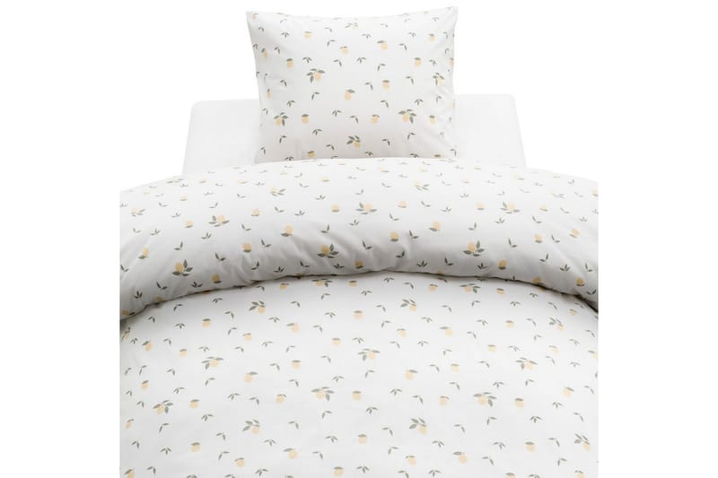 Dynebetræk Enkeltseng 2-Dele Citroner Gul, undefined