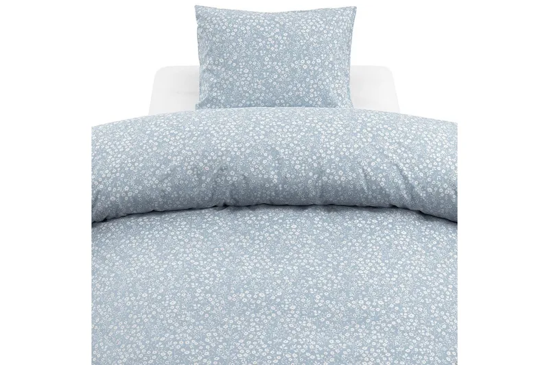 Dynebetræk Enkeltseng 2-Dele Hedda, Blå