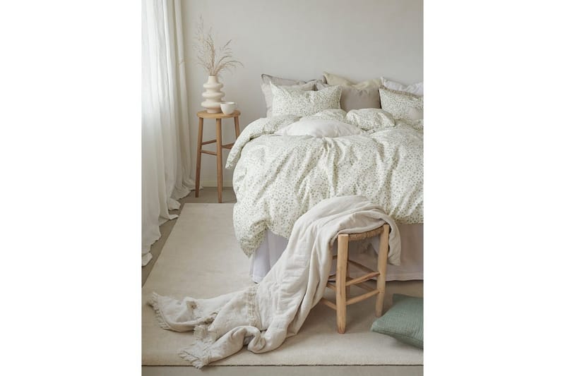 Dynebetræk Enkeltseng 2-Dele Hedda - Grøn - Tekstiler - Sengetøj - Sengesæt & dynesæt