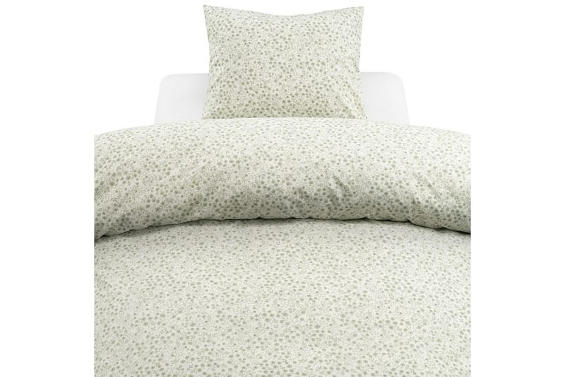 Dynebetræk Enkeltseng 2-Dele Hedda - Grøn - Tekstiler - Sengetøj - Sengesæt & dynesæt