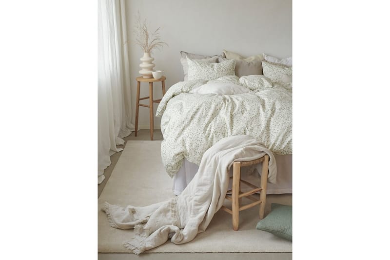 Dynebetræk Enkeltseng 2-Dele Hedda - Grøn - Tekstiler - Sengetøj - Sengesæt & dynesæt