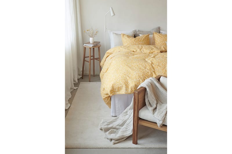 Dynebetræk Enkeltseng 2-Dele Hedda - Gul - Tekstiler - Sengetøj - Sengesæt & dynesæt