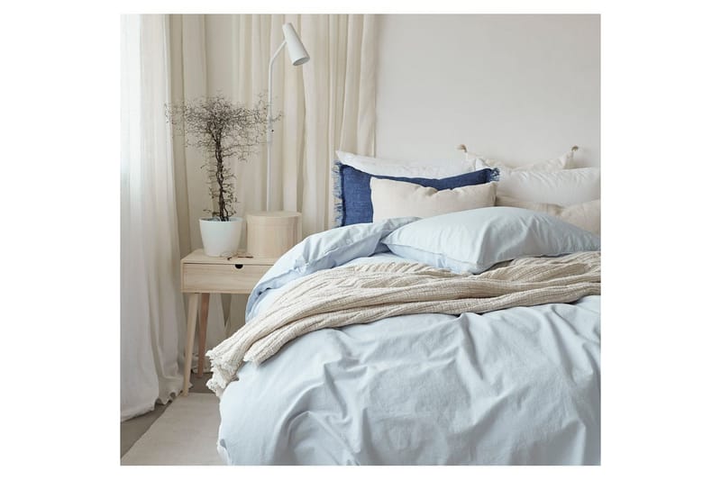 Dynebetræk Enkeltseng 2-Dele Humble - Blå - Tekstiler - Sengetøj - Sengesæt & dynesæt