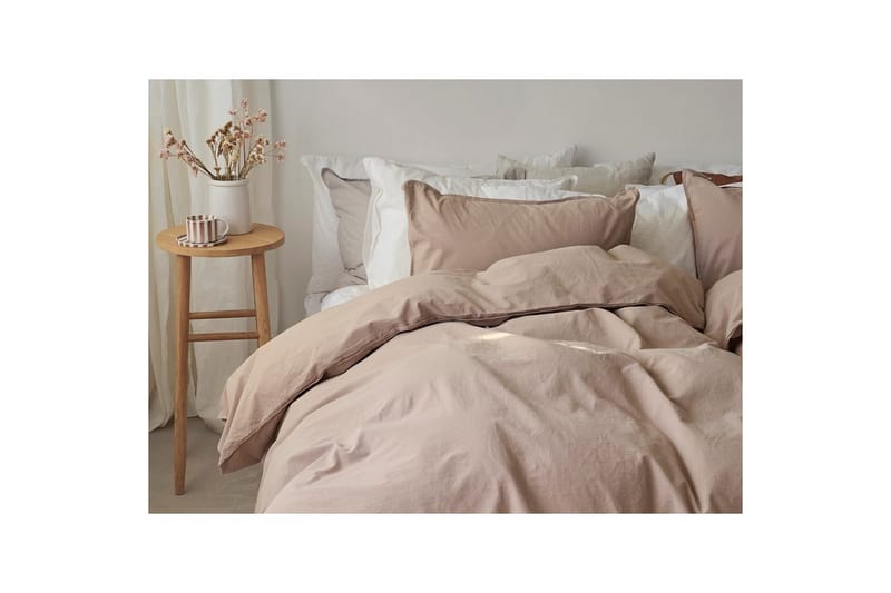 Dynebetræk Enkeltseng 2-Dele Humble - Brun - Tekstiler - Sengetøj - Sengesæt & dynesæt