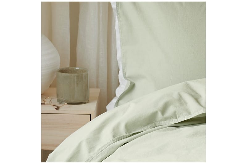 Dynebetræk Enkeltseng 2-Dele Humble - Grøn - Tekstiler - Sengetøj - Sengesæt & dynesæt