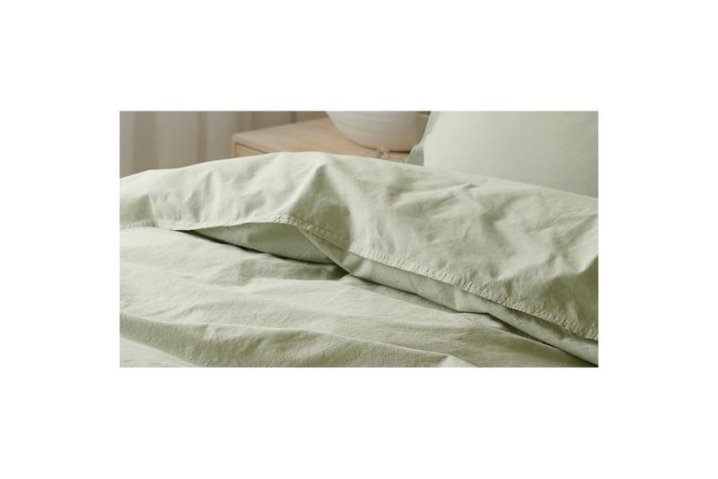 Dynebetræk Enkeltseng 2-Dele Humble - Grøn - Tekstiler - Sengetøj - Sengesæt & dynesæt