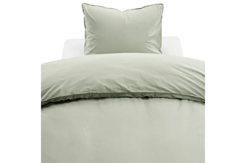 Dynebetræk Enkeltseng 2-Dele Humble - Grøn - Tekstiler - Sengetøj - Sengesæt & dynesæt