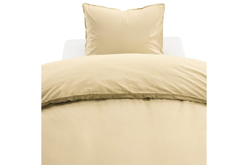 Dynebetræk Enkeltseng 2-Dele Humble - Gul - Tekstiler - Sengetøj - Sengesæt & dynesæt