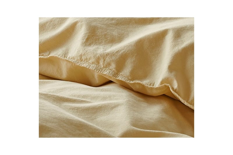 Dynebetræk Enkeltseng 2-Dele Humble - Gul - Tekstiler - Sengetøj - Sengesæt & dynesæt