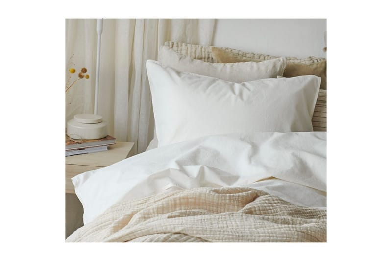 Dynebetræk Enkeltseng 2-Dele Humble - Hvid - Tekstiler - Sengetøj - Sengesæt & dynesæt