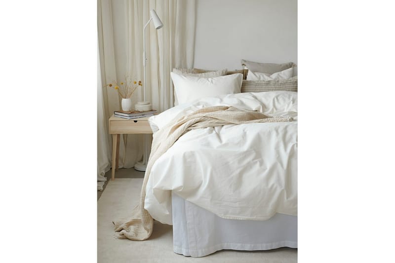 Dynebetræk Enkeltseng 2-Dele Humble - Hvid - Tekstiler - Sengetøj - Sengesæt & dynesæt