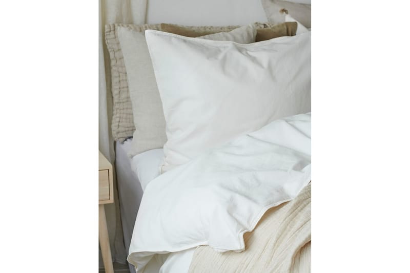 Dynebetræk Enkeltseng 2-Dele Humble - Hvid - Tekstiler - Sengetøj - Sengesæt & dynesæt