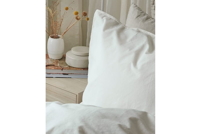 Dynebetræk Enkeltseng 2-Dele Humble - Hvid - Tekstiler - Sengetøj - Sengesæt & dynesæt