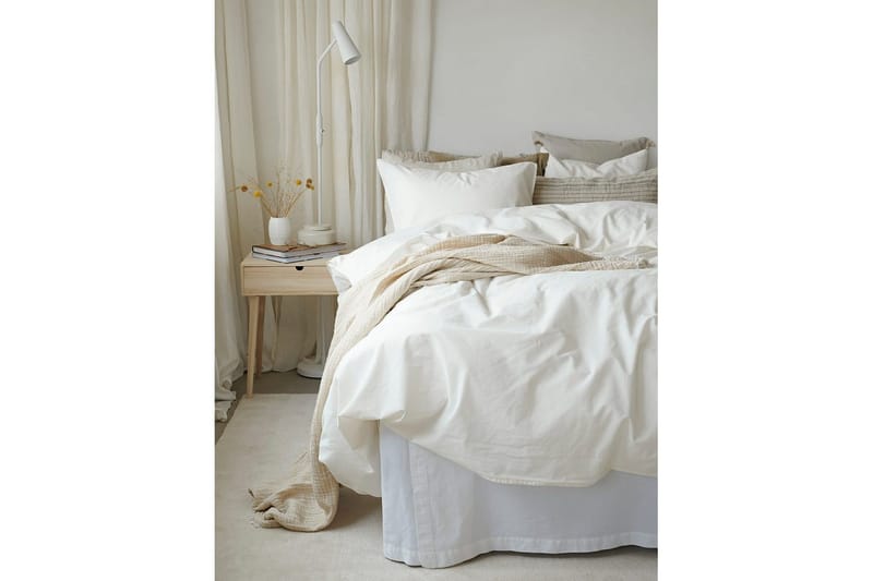 Dynebetræk Enkeltseng 2-Dele Humble - Hvid - Tekstiler - Sengetøj - Sengesæt & dynesæt