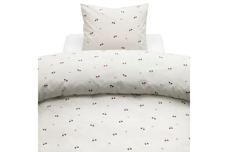 Dynebetræk Enkeltseng 2-Dele Kirsebær Sand, undefined