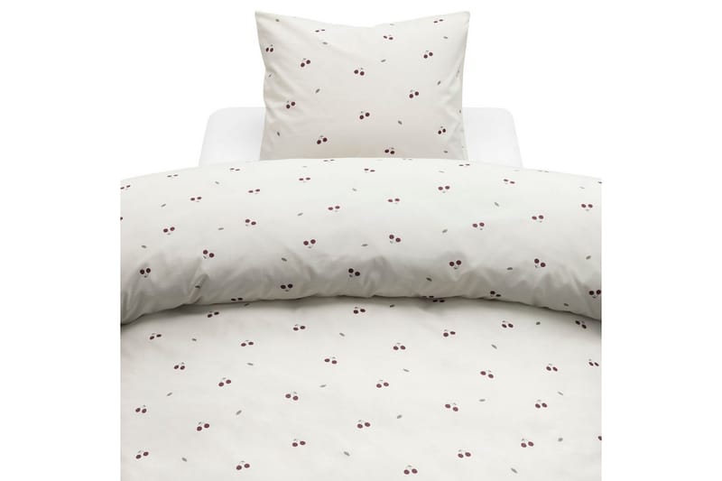 Dynebetræk Enkeltseng 2-Dele Kirsebær Sand, undefined