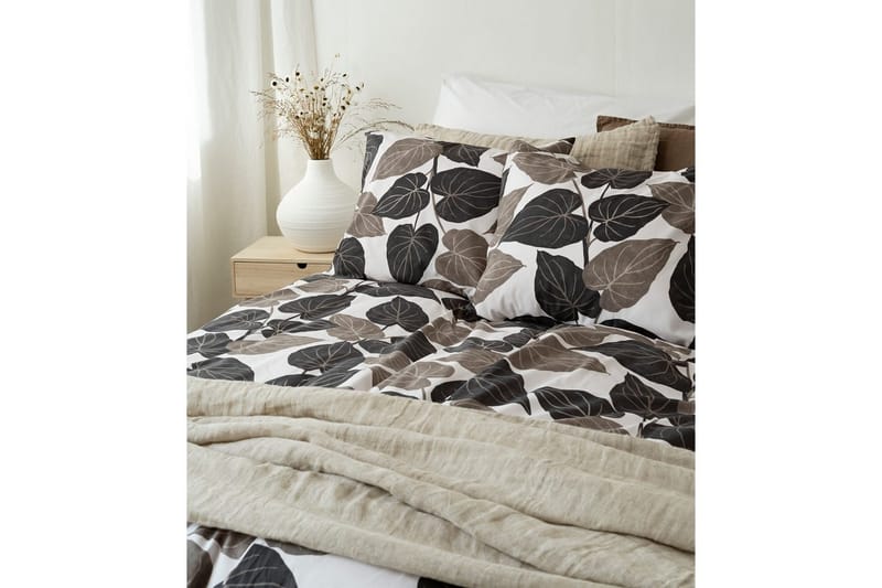 Dynebetræk Enkeltseng 2-Dele Levi - Brun - Tekstiler - Sengetøj - Sengesæt & dynesæt