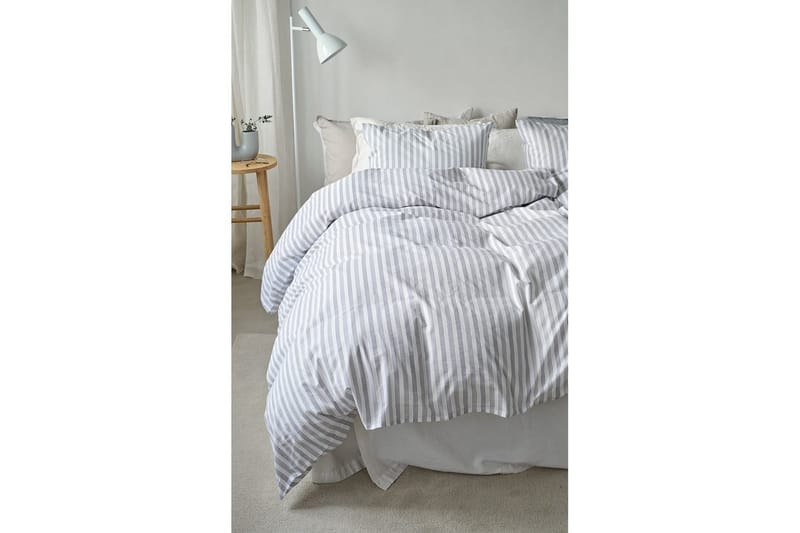 Dynebetræk Enkeltseng 2-Dele Mirjam - Blå - Tekstiler - Sengetøj - Sengesæt & dynesæt