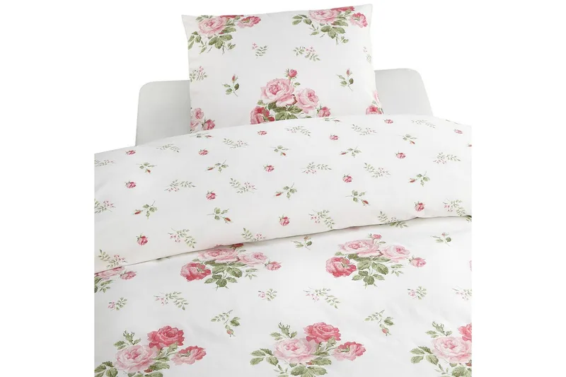 Dynebetræk Enkeltseng 2-Dele New Dawn Rosa, Sæt med 2 Dele