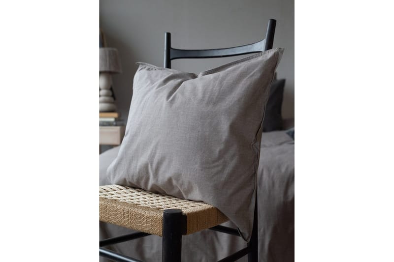 Dynebetræk Enkeltseng 2-Dele Vasket - Brun - Tekstiler - Sengetøj - Sengesæt & dynesæt