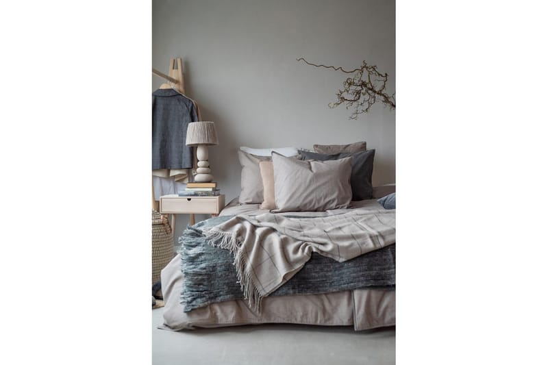 Dynebetræk Enkeltseng 2-Dele Vasket - Brun - Tekstiler - Sengetøj - Sengesæt & dynesæt