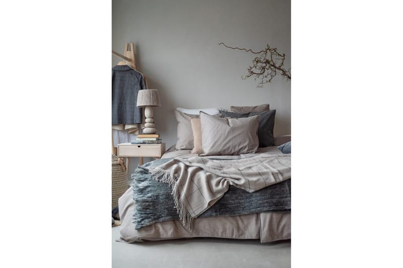 Dynebetræk Enkeltseng 2-Dele Vasket - Brun - Tekstiler - Sengetøj - Sengesæt & dynesæt