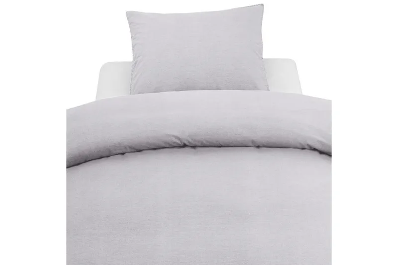 Dynebetræk Enkeltseng 2-Dele Vasket, Lilla