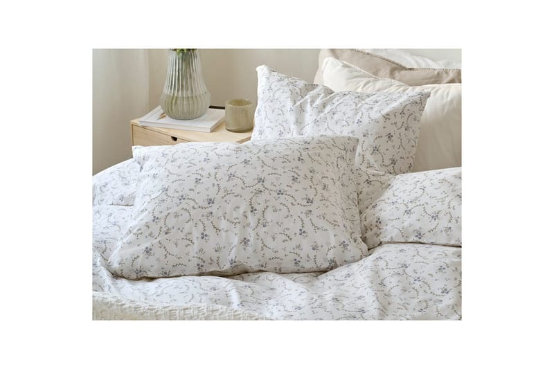 Dynebetræk Enkeltseng 2-Dele Vilja - Blå - Tekstiler - Sengetøj - Sengesæt & dynesæt