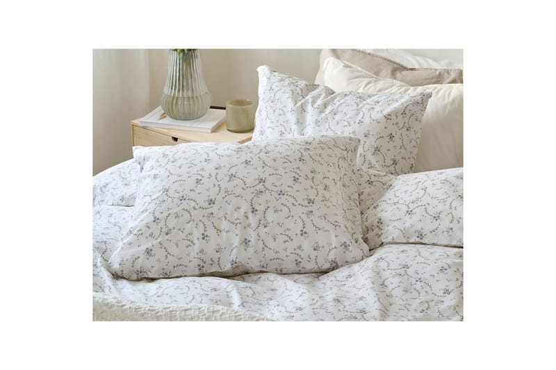 Dynebetræk Enkeltseng 2-Dele Vilja - Blå - Tekstiler - Sengetøj - Sengesæt & dynesæt