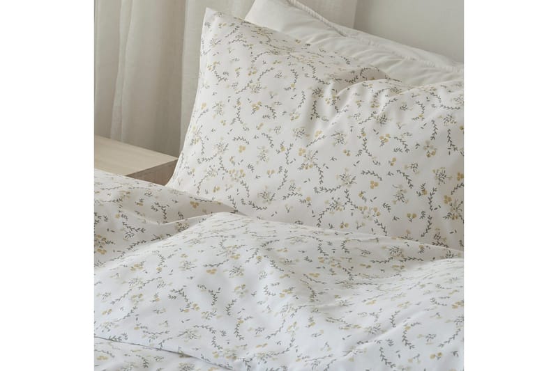 Dynebetræk Enkeltseng 2-Dele Vilja - Gul - Tekstiler - Sengetøj - Sengesæt & dynesæt