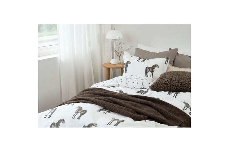 Dynebetræk Enkeltseng 2-Dele Wendy Brun - Tekstiler - Sengetøj - Sengesæt & dynesæt