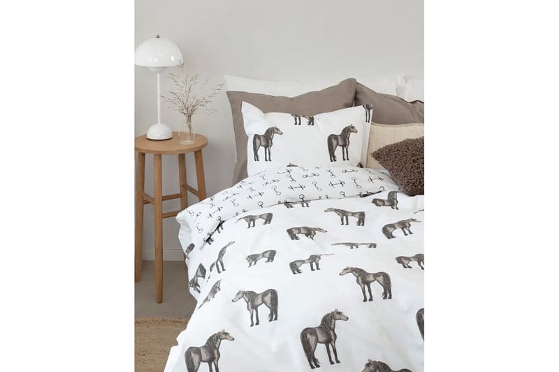 Dynebetræk Enkeltseng 2-Dele Wendy Brun - Tekstiler - Sengetøj - Sengesæt & dynesæt