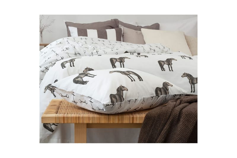 Dynebetræk Enkeltseng 2-Dele Wendy Brun - Tekstiler - Sengetøj - Sengesæt & dynesæt