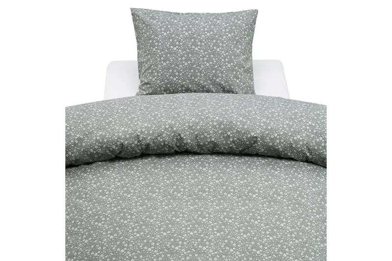 Dynebetræk Enkeltseng 2-Delers Rita Flower Grøn, undefined