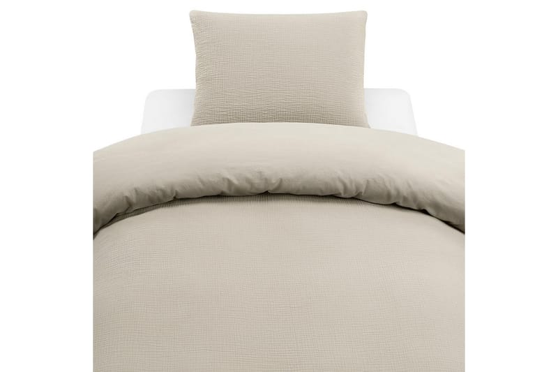 Dynebetræk Enkeltseng 2-Delers Rolling, Sand