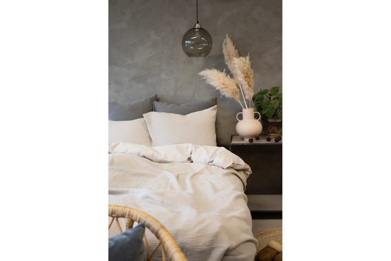 Dynebetræk Enkeltseng 2-Delers Rolling - Sand - Tekstiler - Sengetøj - Sengesæt & dynesæt